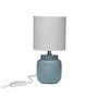 Lampe de bureau Versa Vesta Bleu Céramique 13 x 26 x 10 cm