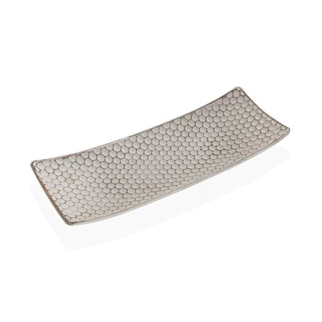 Centre de Table Versa Blanc 13 x 3 x 34 cm
