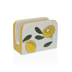 Porte-serviettes Versa Céramique 5 x 8 x 11 cm Citron