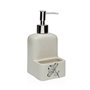 Distributeur de Savon Versa Céramique ABS Dolomite Fleurs 9 x 18