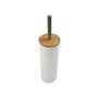 Brosse de salle de wc Versa Blanc Métal Bambou 38