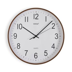 Horloge Murale Versa Plastique Quartz Bois MDF 5