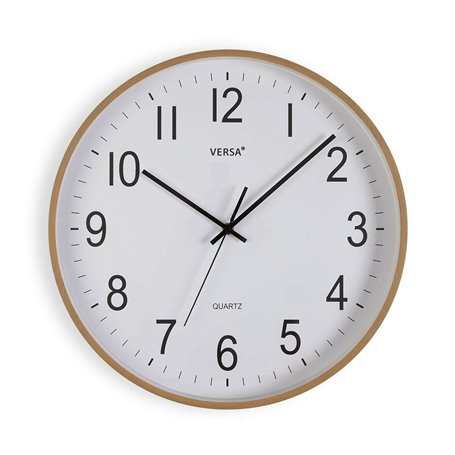 Horloge Murale Versa Plastique Quartz Bois MDF 5