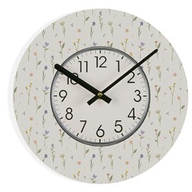 Horloge Murale Versa Laison Bois 4 x 30 x 30 cm