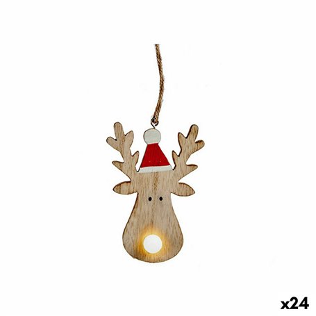 Décorations de Noël Renne Marron Bois 7