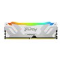 Kingston Technology FURY 16 Go 6000 MT/s DDR5 CL32 DIMM Renegade RGB Blanc XMP