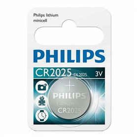 Pile Bouton au Lithium Philips CR2025P4/01B