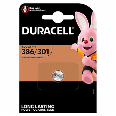 Duracell 301 Batterie à usage unique SR43 Argent-Oxide (S)