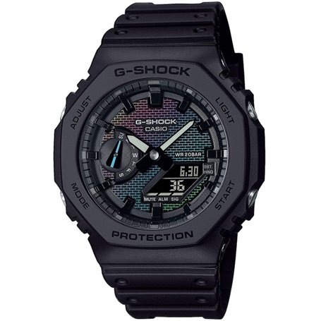 Montre Homme Casio G-Shock OAK - RAINBOW BRICK WALL SERIE Noir