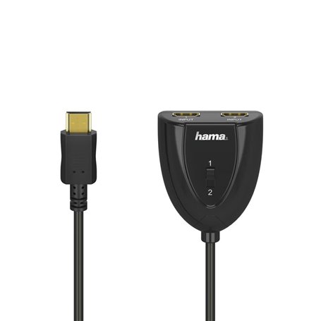 Hama 00205161 câble HDMI HDMI Type A (Standard) 2 x HDMI Type A (Standard) Noir