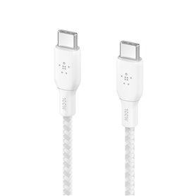 Belkin BOOST CHARGE câble USB 2 m USB 2.0 USB C Blanc