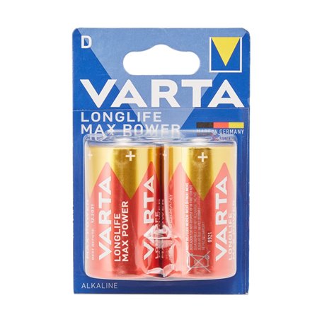 Varta MAX TECH 2x Alkaline D Batterie à usage unique Alcaline