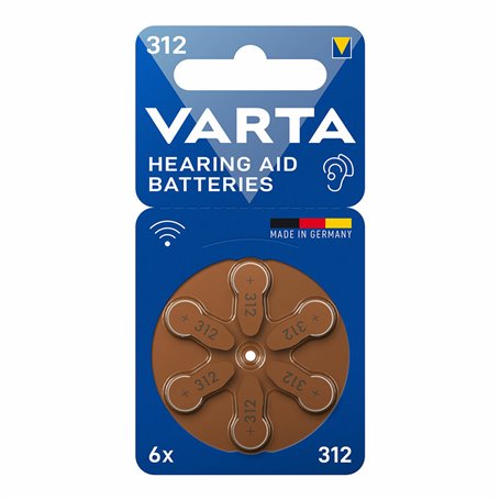 Varta 312 Batterie à usage unique PR41 Zinc-Air