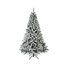 Sapin de Noël Everlands Monarca Vert PVC Métal Enneigé Ø 116 x 180 cm