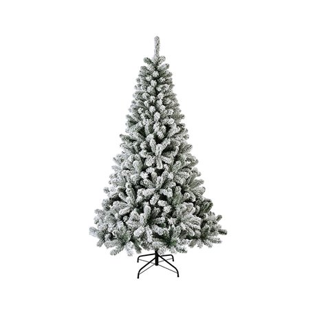 Sapin de Noël Everlands Monarca Vert PVC Métal Enneigé Ø 116 x 180 cm