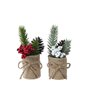 Décorations de Noël Everlands Pot Ø 5 x 15 cm Petit