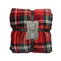 Couverture en flanelle Home Textiles Rouge Carreaux Ecossais 150 x 200 cm