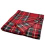 Couverture en flanelle Home Textiles Rouge Carreaux Ecossais 150 x 200 cm