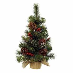 Sapin de Noël Everlands PVC Enneigé Sapin 30 x 45 cm Mini