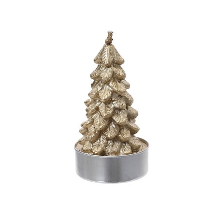 Bougie Lifetime Doré Sapin de Noël 9