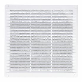 Grille de ventilation EDM 87700 Blanc 10 x 10 cm