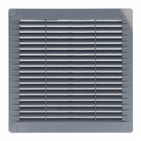 Grille de ventilation EDM 87701 Gris 10 x 10 cm