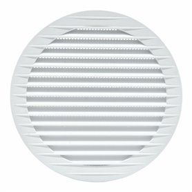 Grille de ventilation EDM 87721 Blanc Ø 15 cm