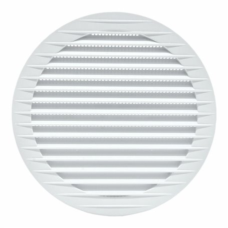 Grille de ventilation EDM 87721 Blanc Ø 15 cm