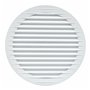 Grille de ventilation EDM 87721 Blanc Ø 15 cm