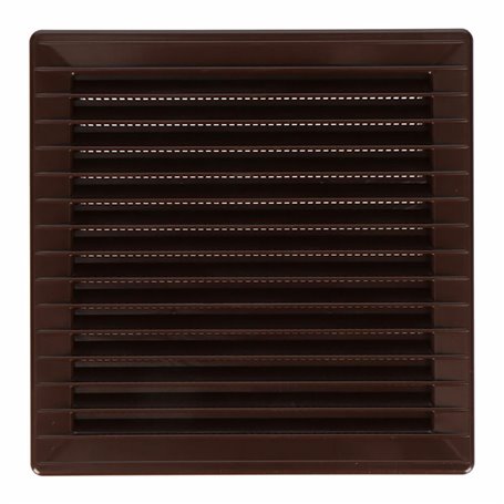 Grille de ventilation EDM 87729 Marron 14 x 14 cm