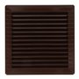 Grille de ventilation EDM 87729 Marron 14 x 14 cm