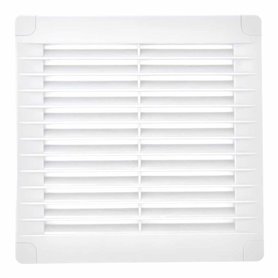 Grille de ventilation EDM 87702 Blanc 15 x 15 cm