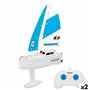 Bateau radiocommandé Colorbaby Voilier (2 Unités)