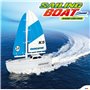 Bateau radiocommandé Colorbaby Voilier (2 Unités)