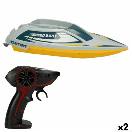 Bateau radiocommandé Colorbaby (2 Unités)