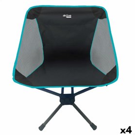 Chaise de camping pliante Aktive 58 x 66 x 46 cm (4 Unités)