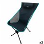 Chaise de camping pliante Aktive 61 x 99 x 55 cm (2 Unités)