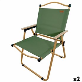 Chaise de camping pliante Aktive (2 Unités)