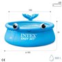 Pataugeoire gonflable pour enfants Intex (2 Unités)