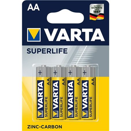 Varta SUPERLIFE Batterie à usage unique AA Zinc-Carbone