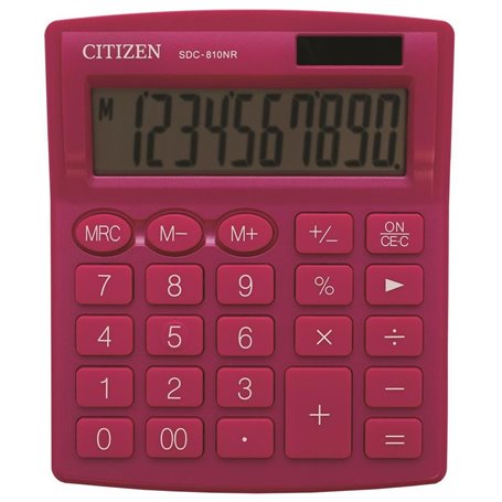 Calculatrice Citizen CITIZEN SDC-810NRPKE Rose Plastique