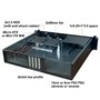 Techly I-CASE IPC-240L unité centrale Support Noir