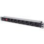 Intellinet 713986 unité de distribution d'énergie 8 sortie(s) CA 1U Aluminium