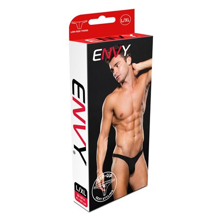 Tanga Lowrise Zip Envy Noir M/L