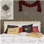 Housse de coussin Harry Potter Christmas Gold Blue marine 50 x 50 cm