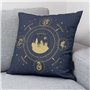 Housse de coussin Harry Potter Christmas Gold Blue marine 50 x 50 cm