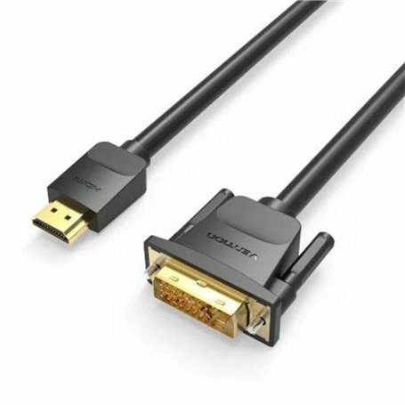 Vention ABFBH câble vidéo et adaptateur 2 m HDMI Type A (Standard) DVI-D Noir