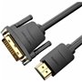 Vention ABFBH câble vidéo et adaptateur 2 m HDMI Type A (Standard) DVI-D Noir