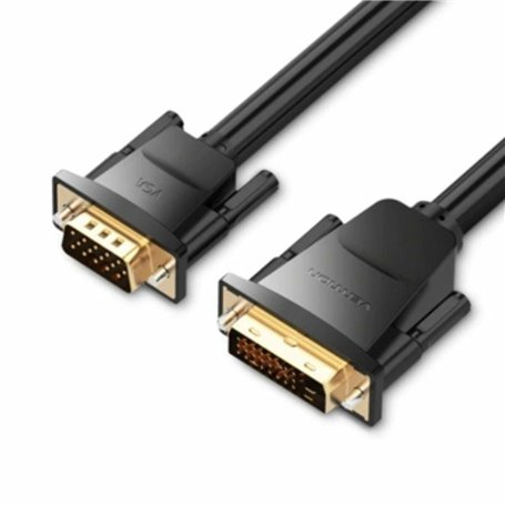 Vention EABBF câble vidéo et adaptateur 1 m DVI VGA (D-Sub) Noir