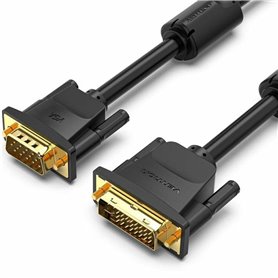 Vention EACBF câble vidéo et adaptateur 1 m DVI VGA (D-Sub) Noir